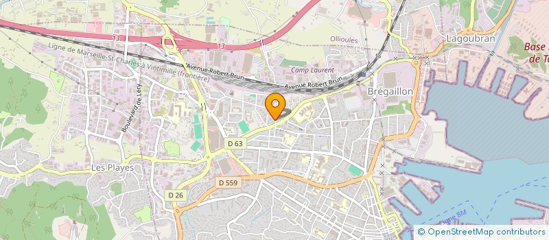 localisation de l'entreprise MADAME BETOUL BOUACHIR  LA SEYNE-SUR-MER