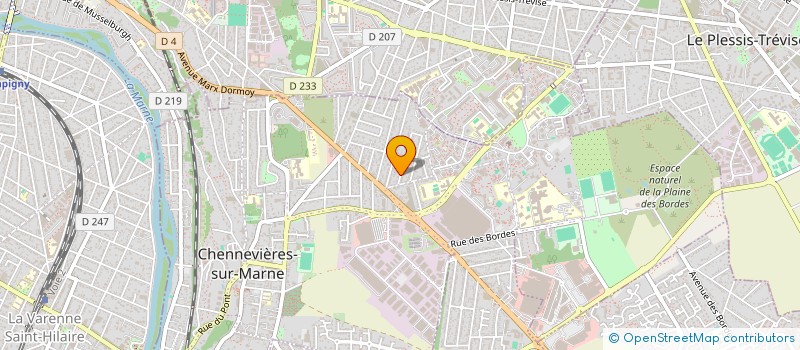 localisation de l'entreprise MADAME BETSAIDA SANTIAGO  CHENNEVIERES-SUR-MARNE