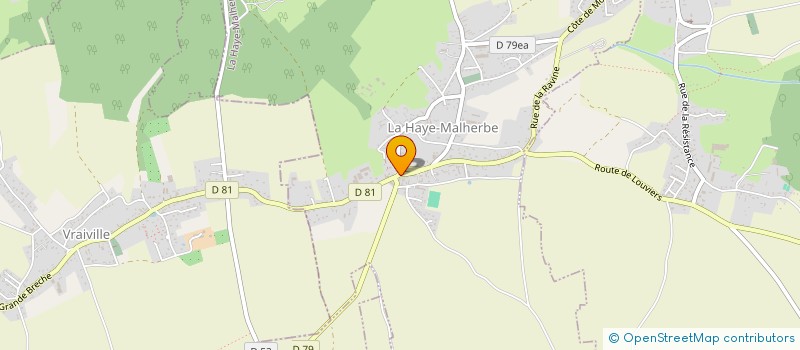 localisation de l'entreprise MADAME BETSEY NAM  LA HAYE-MALHERBE