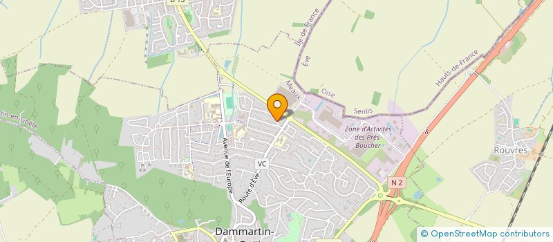 localisation de l'entreprise MADAME BETSY YAKPOVI  DAMMARTIN-EN-GOELE