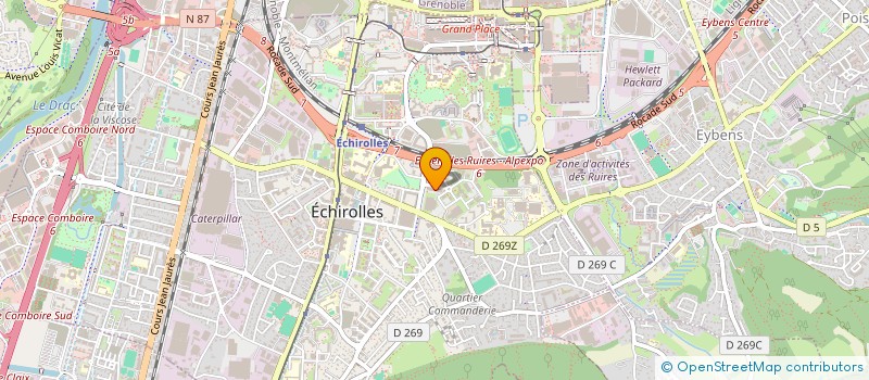 localisation de l'entreprise MADAME BETTINA ANDREE MARIA NOURY  ECHIROLLES