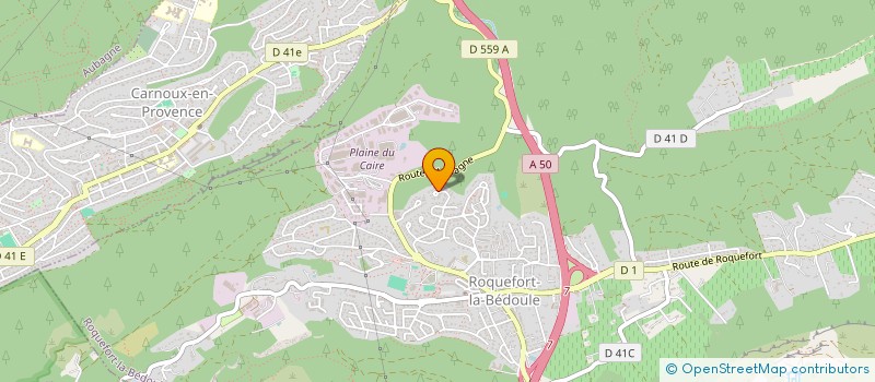 localisation de l'entreprise MADAME BETTINA BERTHELOT  ROQUEFORT-LA-BEDOULE