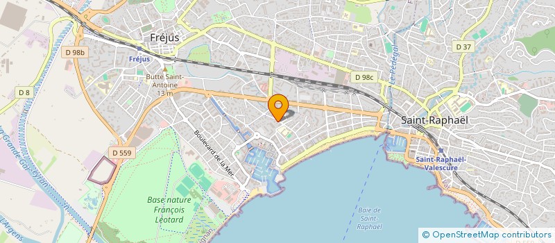 localisation de l'entreprise MADAME BETTINA BIANCONE à FREJUS