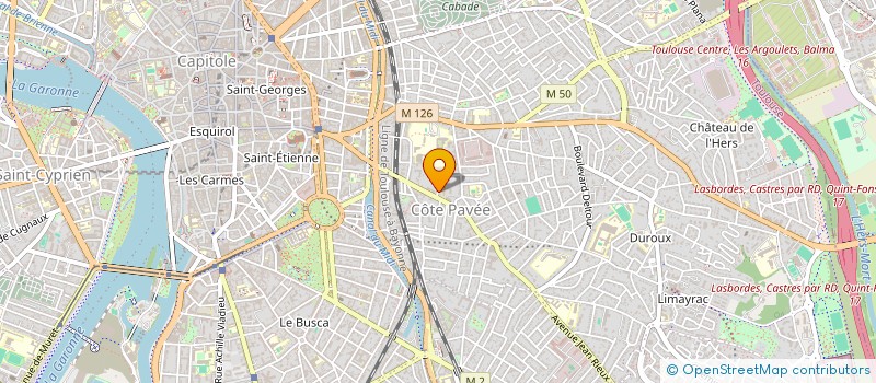 localisation de l'entreprise MADAME BETTINA BORDES  TOULOUSE