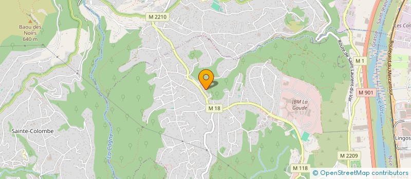 localisation de l'entreprise MADAME BETTINA BOUMANCHA  LA GAUDE