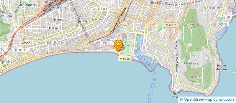 localisation de l'entreprise MADAME BETTINA BOUSTANI  NICE