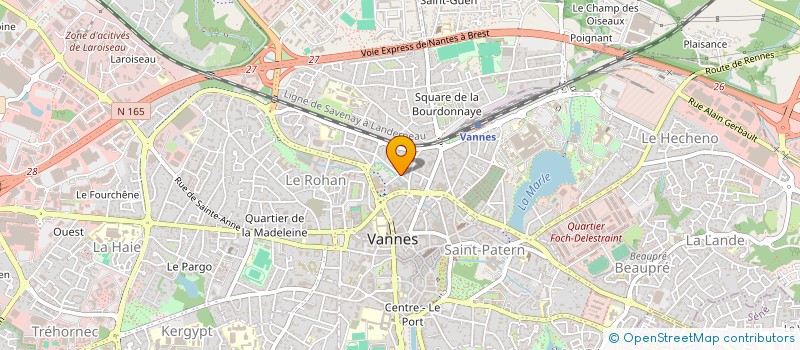 localisation de l'entreprise MADAME BETTINA CLASEN à VANNES