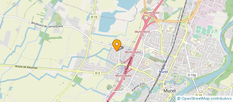 localisation de l'entreprise MADAME BETTINA ESPINASSE  MURET