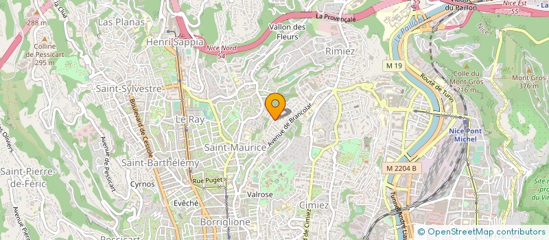 localisation de l'entreprise MADAME BETTINA GEISS à NICE