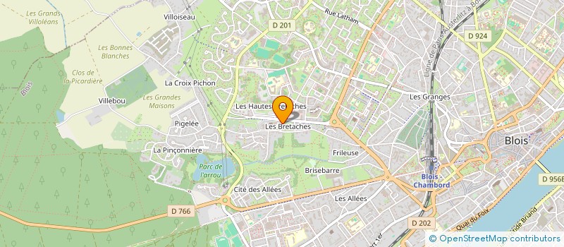 localisation de l'entreprise MADAME BETTINA KOUKADINA  TOURS