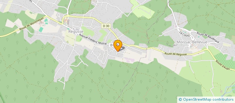 localisation de l'entreprise MADAME BETTINA LOWERY  REGUSSE