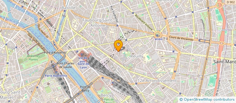 localisation de l'entreprise MADAME BETTINA MAILLARD  PARIS