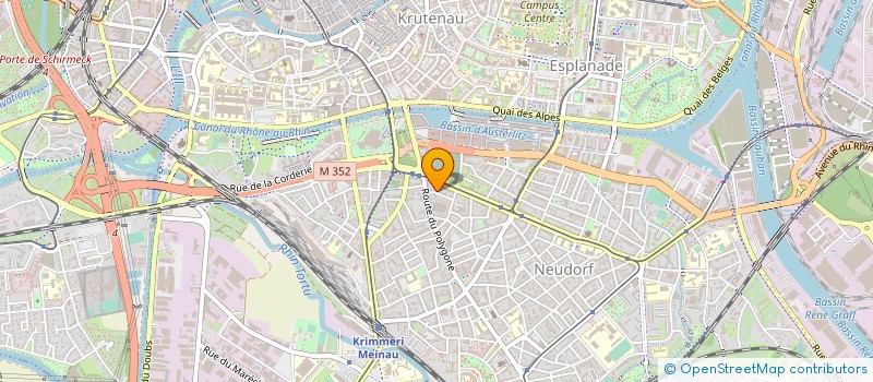 localisation de l'entreprise MADAME BETTINA MULLER à STRASBOURG