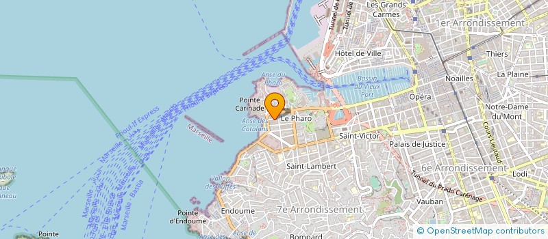 localisation de l'entreprise MADAME BETTINA PONTHIEUX  MARSEILLE