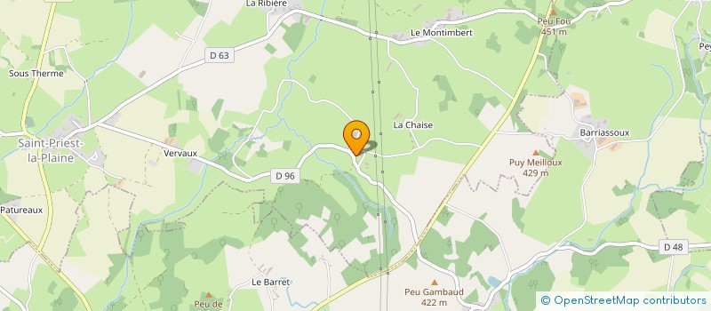 localisation de l'entreprise MADAME BETTINA PRINSEP  SAINT-PRIEST-LA-PLAINE
