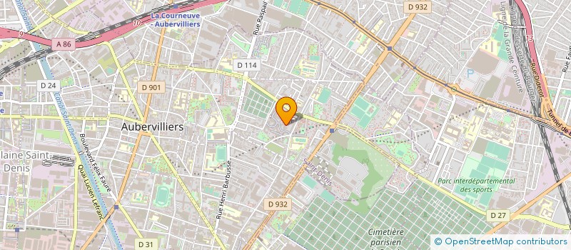 localisation de l'entreprise MADAME BETTINA SAMSON à AUBERVILLIERS