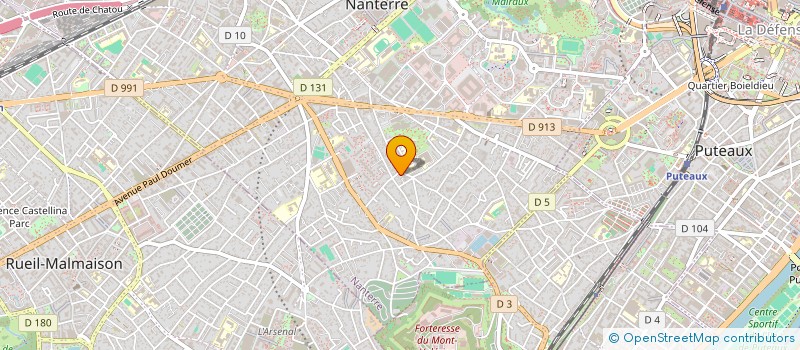 localisation de l'entreprise MADAME BETTINA TOSSI  NANTERRE