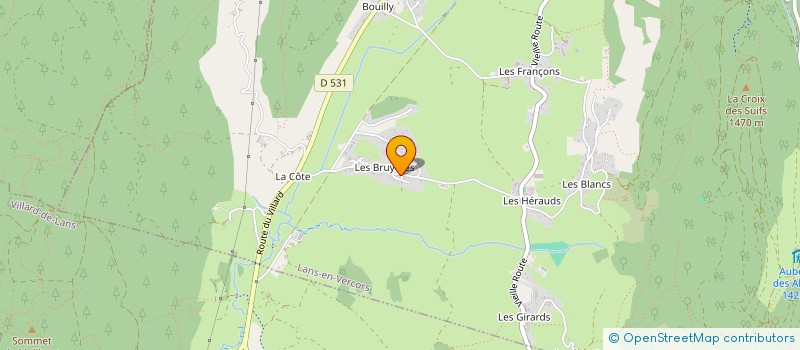 localisation de l'entreprise MADAME BETTINA WULFF  LANS-EN-VERCORS