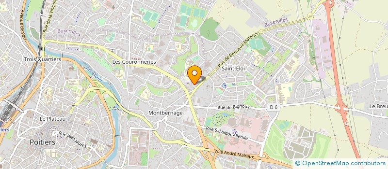localisation de l'entreprise MADAME BETTY AUGE à POITIERS
