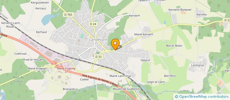 localisation de l'entreprise MADAME BETTY BARBIER  LANDAUL