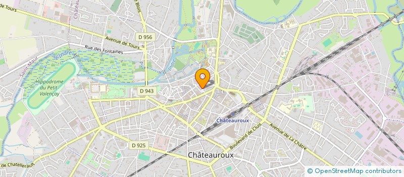 localisation de l'entreprise MADAME BETTY BELLAMY à CHATEAUROUX