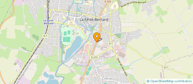 localisation de l'entreprise MADAME BETTY BEZARD  LA FERTE-BERNARD