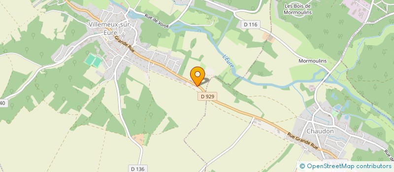 localisation de l'entreprise MADAME BETTY BOHRINGER à VILLEMEUX-SUR-EURE
