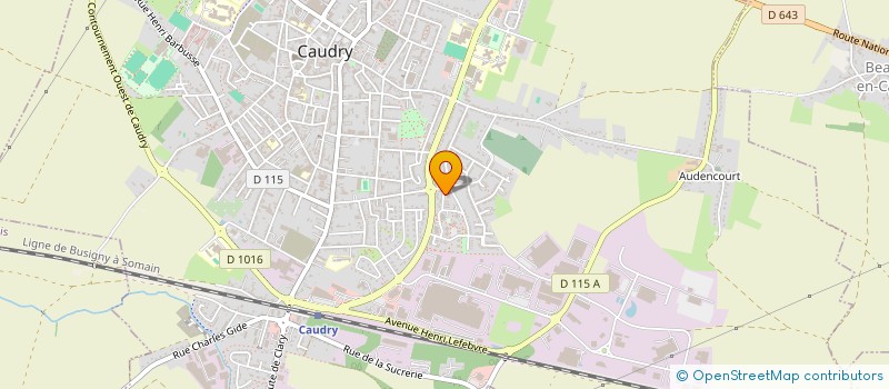localisation de l'entreprise MADAME BETTY BOUCHARD  CAUDRY