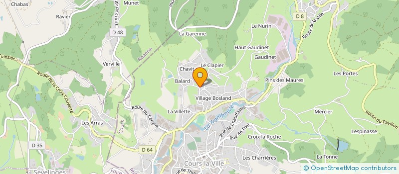 localisation de l'entreprise MADAME BETTY BOUCHET  COURS