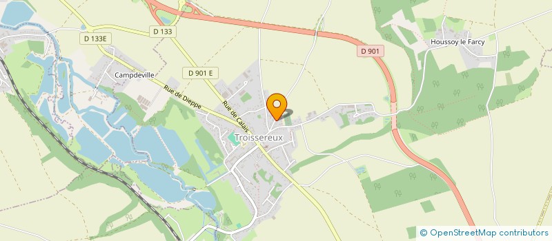 localisation de l'entreprise MADAME BETTY BOULANGER CLEMENTONI  TROISSEREUX