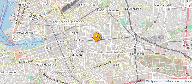 localisation de l'entreprise MADAME BETTY BOUVET  MARSEILLE