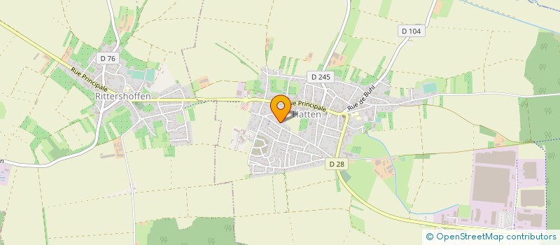 localisation de l'entreprise MADAME BETTY BURGER  HATTEN