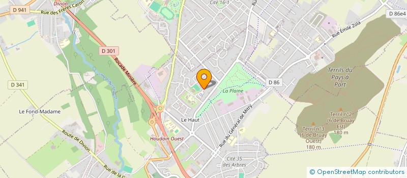 localisation de l'entreprise MADAME BETTY CAPRON  HOUDAIN