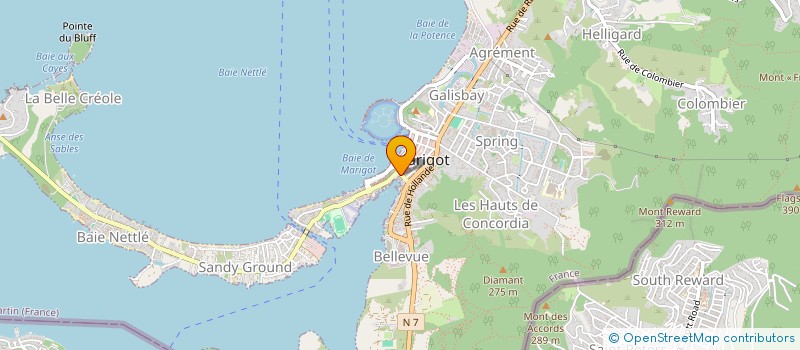 localisation de l'entreprise MADAME BETTY CORBIERE  SAINT MARTIN