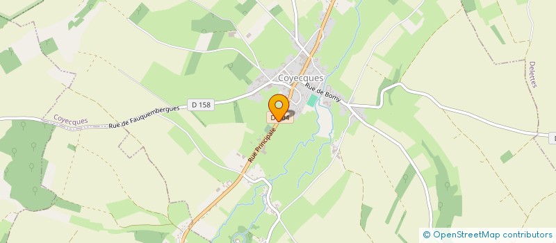 localisation de l'entreprise MADAME BETTY COUSIN  COYECQUES