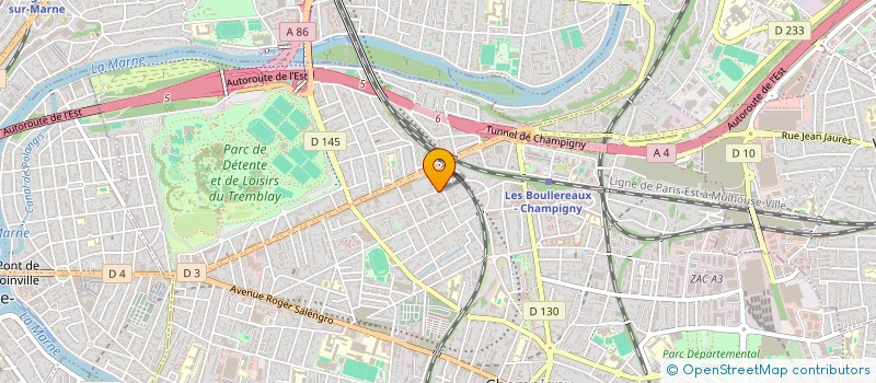 localisation de l'entreprise MADAME BETTY DE CASTRO  CHAMPIGNY-SUR-MARNE