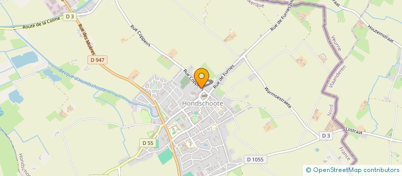 localisation de l'entreprise MADAME BETTY DEBEIRE  HONDSCHOOTE