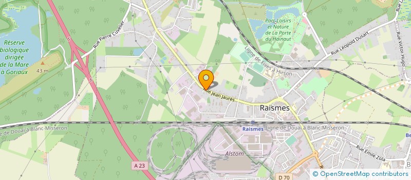 localisation de l'entreprise MADAME BETTY DRUART  RAISMES