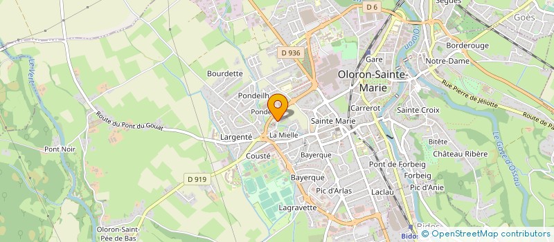 localisation de l'entreprise MADAME BETTY DUCOTE  BIDOS