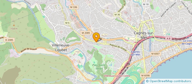 localisation de l'entreprise MADAME BETTY ENJOLRAS à CAGNES-SUR-MER