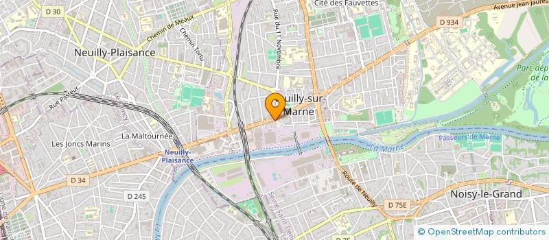 localisation de l'entreprise MADAME BETTY FLAGEUL à NEUILLY-SUR-MARNE