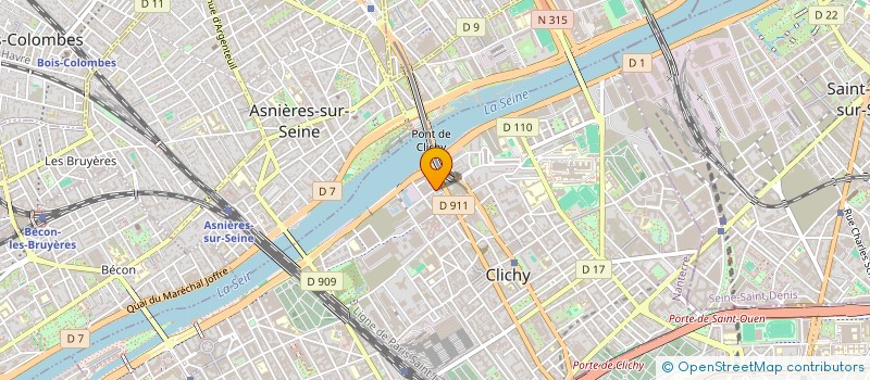 localisation de l'entreprise MADAME BETTY GENNERAT à CLICHY