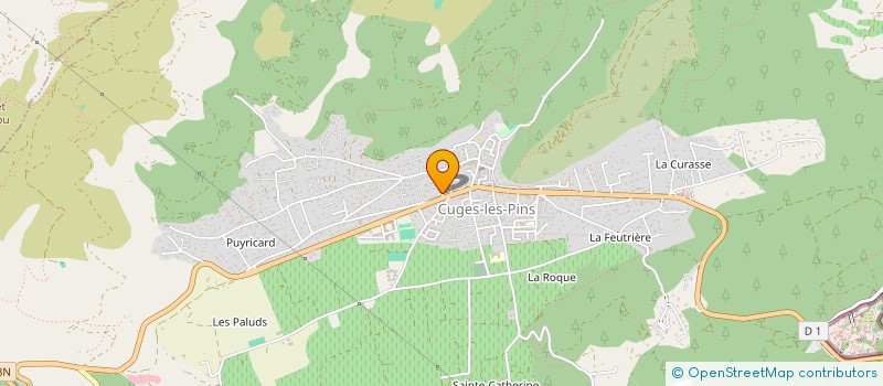 localisation de l'entreprise MADAME BETTY GIROUD  CUGES-LES-PINS