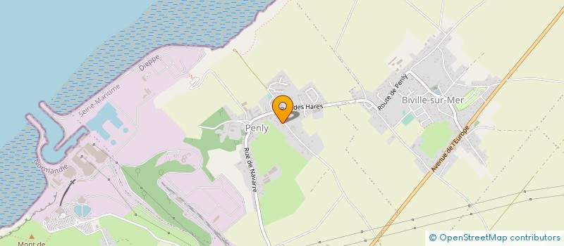 localisation de l'entreprise MADAME BETTY GOLAB  PETIT-CAUX