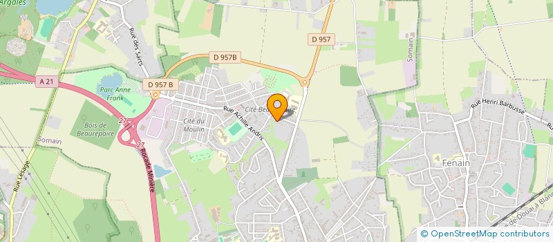 localisation de l'entreprise MADAME BETTY JOSEPH  SOMAIN