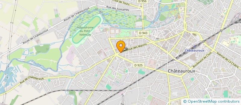 localisation de l'entreprise MADAME BETTY JOUVE à CHATEAUROUX