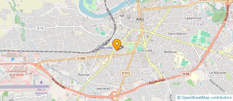 localisation de l'entreprise MADAME BETTY JUCHS  ALBI