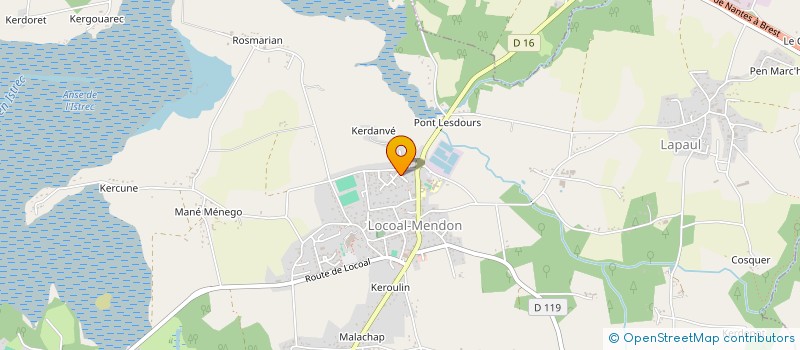 localisation de l'entreprise MADAME BETTY JUDITH OZIER-LAFONTAINE  LOCOAL-MENDON