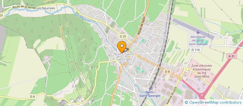 localisation de l'entreprise MADAME BETTY KERZABI à NUITS-SAINT-GEORGES