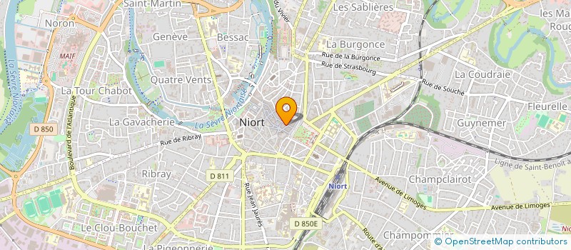 localisation de l'entreprise MADAME BETTY KOSZAREK à NIORT